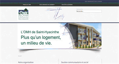 Desktop Screenshot of omhsthyacinthe.ca